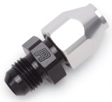 Russell Performance Black/Silver -6 AN Male 37 Degree to 3/8in Aluminum Tube thumbnail 2