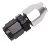 Russell Performance Black/Silver -6 AN Male 37 Degree to 3/8in Aluminum Tube thumbnail 3