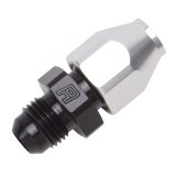 Russell Performance Black/Silver -6 AN Male 37 Degree to 3/8in Aluminum Tube thumbnail 4