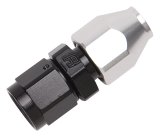 Russell Performance Black/Silver -6 AN Male 37 Degree to 3/8in Aluminum Tube thumbnail 5