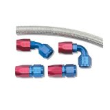 Russell Performance Holley - Fuel Pump to -8 Dual Inlet Kit (For ProFlex -4ft hose) thumbnail 1