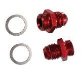 Russell Performance -6 AN Carb Adapter Fittings (2 pcs.) Zinc thumbnail 2