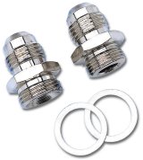 Russell Performance -6 AN Carb Adapter Fittings (2 pcs.) Zinc thumbnail 3
