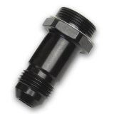 Russell Performance -8 AN Carb Adapter Fittings (2 pcs.) (Black) thumbnail 2