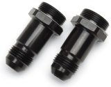 Russell Performance -8 AN Carb Adapter Fittings (2 pcs.) (Black) thumbnail 3