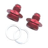 Russell Performance -6 AN Carb Adapter Fittings (2 pcs.) (Red) thumbnail 4