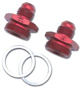 Russell Performance -6 AN Carb Adapter Fittings (2 pcs.) (Red) thumbnail 5