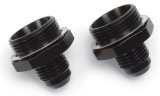 Russell Performance -6 AN Carb Adapter Fittings (2 pcs.) (Black) thumbnail 3