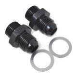 Russell Performance -6 AN Carb Adapter Fittings (2 pcs.) (Black) thumbnail 6