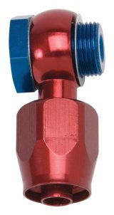 Russell Performance -6 AN Carb Banjo Adapter Fitting (Red/Blue) thumbnail 4