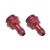 Russell Performance 7/8in -20 x -6 AN Male Flare Extended (2 pcs.) (Red/Blue) thumbnail 9