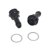 Russell Performance 7/8in -20 x -6 AN Male Flare Extended (2 pcs.) (Black) thumbnail 1
