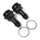 Russell Performance 7/8in -20 x -6 AN Male Flare Extended (2 pcs.) (Black) thumbnail 6