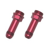 Russell Performance 7/8in -20 x -8 AN Male Flare Extended (2 pcs.) (Red/Blue) thumbnail 3
