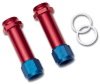 Russell Performance -8 AN Carb Inlet Fittings (2 pcs.) (Red/Blue) thumbnail 8