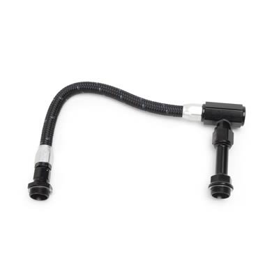 Russell Performance -6 AN to 3/8in Female NPT ProClassic Holley Dual Inlet Carb Kit (Black/Silver) thumbnail 1