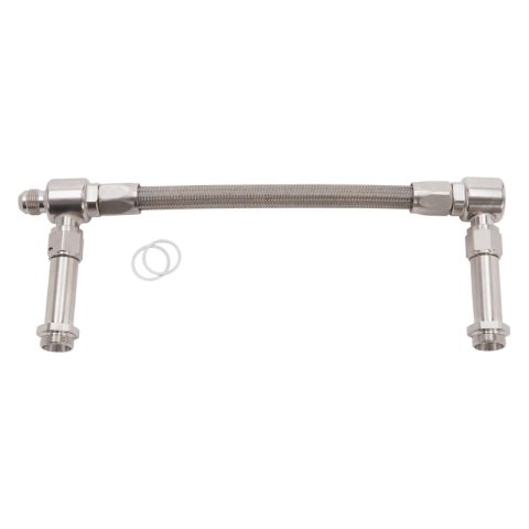 Russell Performance -8 AN to -8 AN ProFlex Holley 4500 Dual Inlet Carb Kit (Endura) thumbnail 2