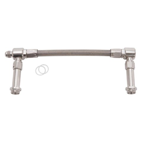 Russell Performance -8 AN to -8 AN ProFlex Holley 4500 Dual Inlet Carb Kit (Endura) thumbnail 3