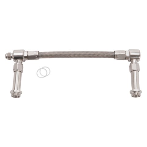 Russell Performance -8 AN to -8 AN ProFlex Holley 4500 Dual Inlet Carb Kit (Endura) thumbnail 4