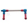 Russell Performance -8 AN to -8 AN ProFlex Holley 4150 Dual Inlet Carb Kit (Red/Blue) thumbnail 7