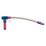 Russell Performance -6 AN to 3/8in Female NPT ProFlex Demon Carb Dual Inlet Carb Kit (Red/Blue) thumbnail 2