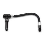Russell Performance -6 AN to 3/8in Female NPT ProClassic Demon Dual Inlet Carb Kit (Black/Silver) thumbnail 1