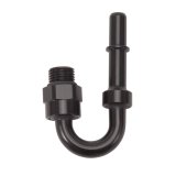 Russell Performance Adapter Fitting 3/8in SAE Quick Disc Male to #6 SAE Port Male Swivel 180Deg Blk thumbnail 4