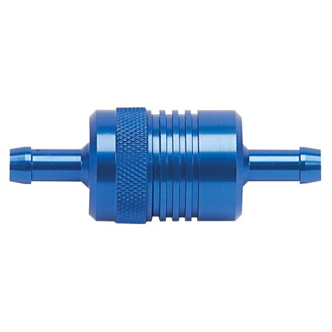 Russell Performance Blue Street Fuel Filter (3in Length 1-1/8in diameter 5/16in inlet/outlet) thumbnail 4