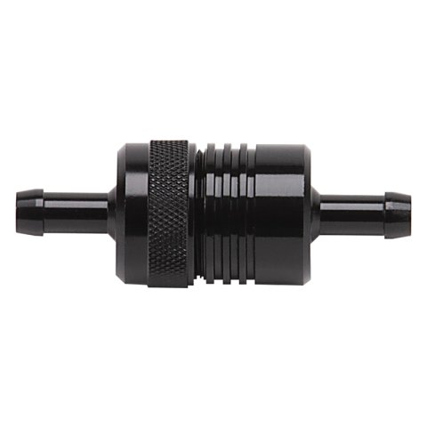Russell Performance Black Street Fuel Filter (3in Length 1-1/8in diameter 5/16in inlet/outlet) thumbnail 2