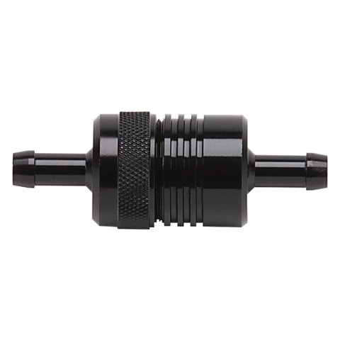 Russell Performance Black Street Fuel Filter (3in Length 1-1/8in diameter 5/16in inlet/outlet) thumbnail 3
