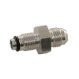 Russell Performance -6 AN (male to 1/2in-20 O-ring seal) Power Steering Adapter. Clear anodized thumbnail 2