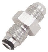 Russell Performance -6 AN (male to 5/8in-18 O-ring seal) Power Steering Adapter. Clear anodized thumbnail 5