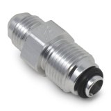 Russell Performance -6 AN (male to 5/8in-18 O-ring seal) Power Steering Adapter. Clear anodized thumbnail 6