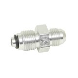 Russell Performance -6 AN (male to 11/16in-18 O-ring seal) Power Steering Adapter. Clear anodized thumbnail 2