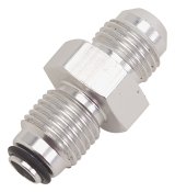 Russell Performance -6 AN (male to 11/16in-18 O-ring seal) Power Steering Adapter. Clear anodized thumbnail 3