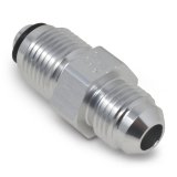 Russell Performance -6 AN (male to 11/16in-18 O-ring seal) Power Steering Adapter. Clear anodized thumbnail 6
