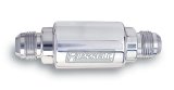 Russell Performance Polished Aluminum (3-1/4in Length 1-1/4in dia. -8 male inlet/outlet) thumbnail 3