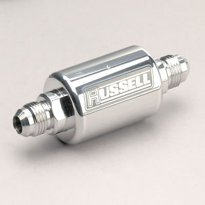 Russell Performance Polished Aluminum (3in Length 1-1/4in dia. -6 male inlet/outlet) thumbnail 2