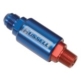 Russell Performance Red/Blue (3-1/4in Length 1-1/4in dia. -8 x 3/8in male NPT inlet/outlet) thumbnail 3