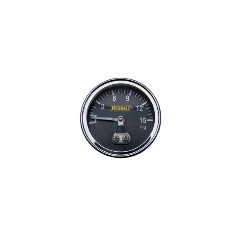 Russell Performance 15 psi fuel pressure gauge (Liquid-filled) thumbnail 4