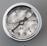 Russell Performance 15 psi fuel pressure gauge machine face (Liquid-filled) thumbnail 1