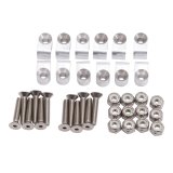 Russell Performance Billet 3/16in Tubing Clamp Natural Finish (12 pcs.) thumbnail 2