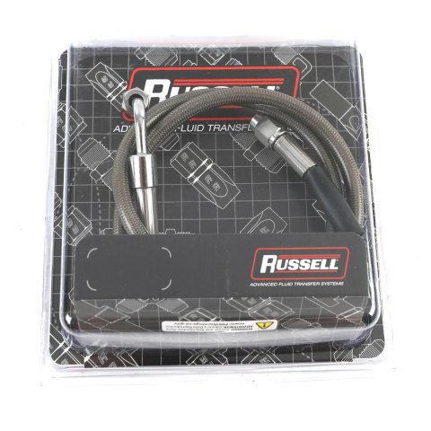 Russell Performance 33in 90 Degree Competition Brake Hose thumbnail 1