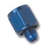 Russell Performance BLUE ANODIZED -6 TUBE COUPLING NUT W/ FLARED REDUCER TO -4 AN MALE thumbnail 2