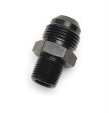 Russell Performance -4 AN to 3/8in NPT Straight Flare to Pipe (Black) thumbnail 1