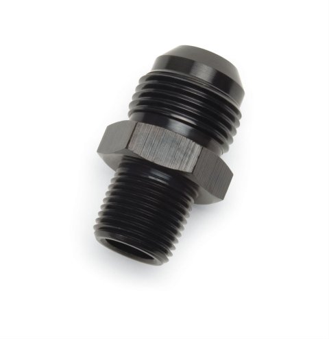Russell Performance -4 AN to 3/8in NPT Straight Flare to Pipe (Black)