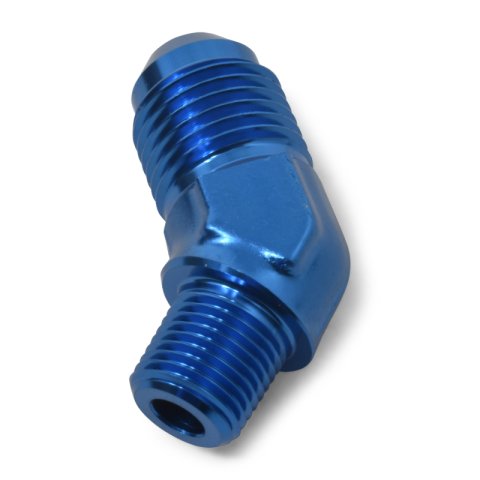 Russell Performance -6 AN to 1/8in NPT 45 Degree Flare to Pipe Adapter thumbnail 6