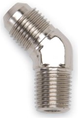 Russell Performance -6 AN to 1/8in NPT 45 Degree Flare to Pipe Adapter thumbnail 5