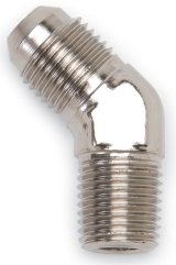 Russell Performance -6 AN to 1/8in NPT 45 Degree Flare to Pipe Adapter thumbnail 6