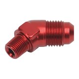 Russell Performance -6 AN MALE X 1/8in NPT MALE 45 DEG (Red) thumbnail 6
